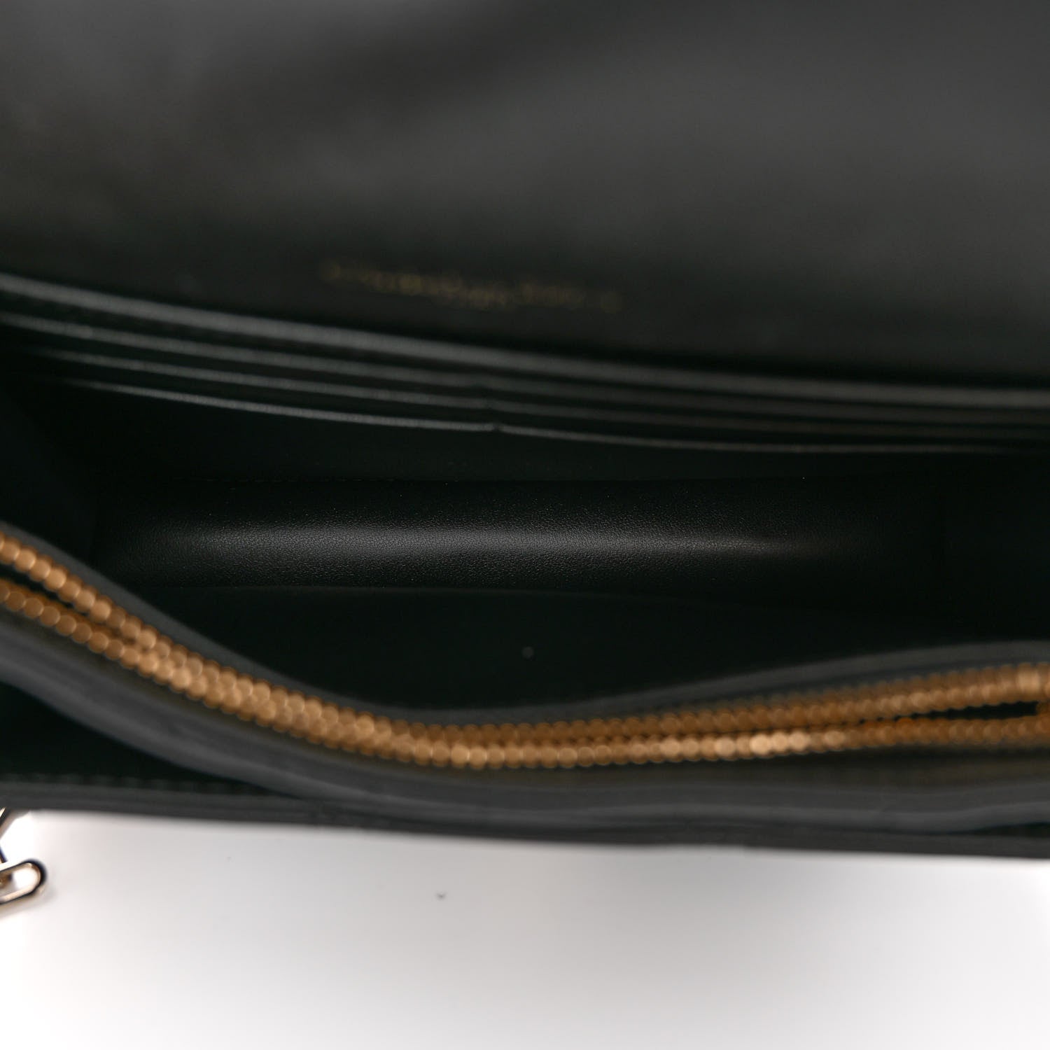 Christian Dior Lambskin Cannage Lady Dior Chain Pouch Black 5 of 9