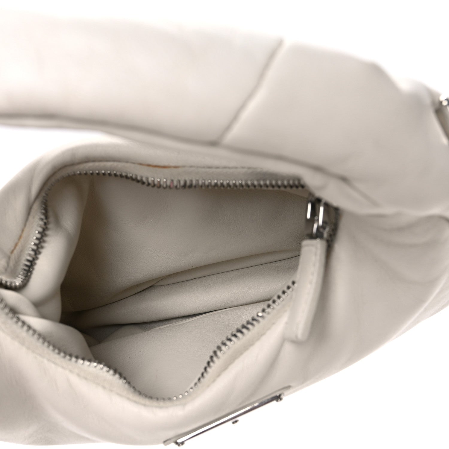 Prada Nappa Soft Padded Mini Bag White 5 of 13