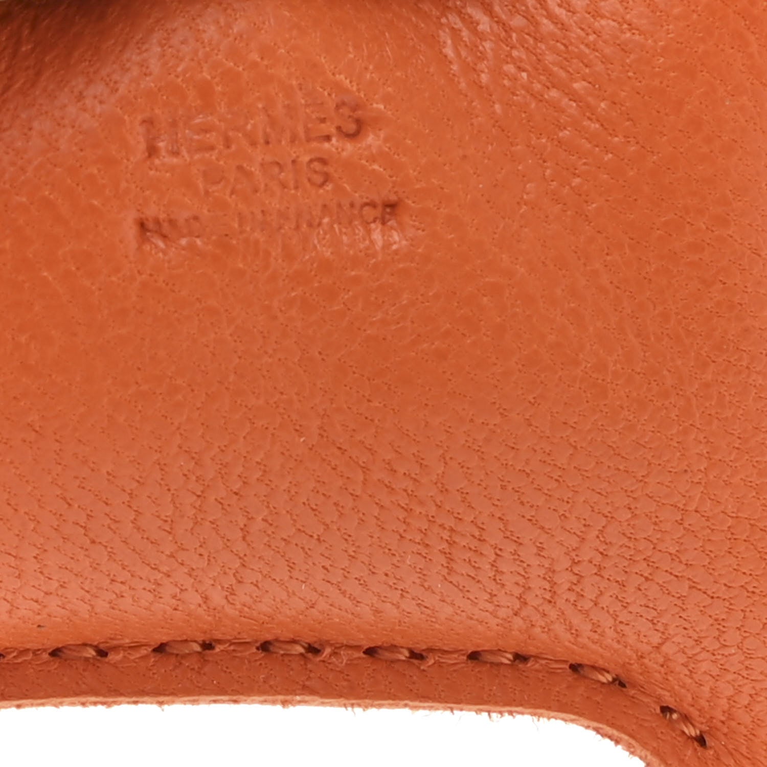 Hermes Milo Lambskin Grigri Rodeo Horse Bag Charm PM Orange Bougainvillea Gold Flamingo 3 of 5