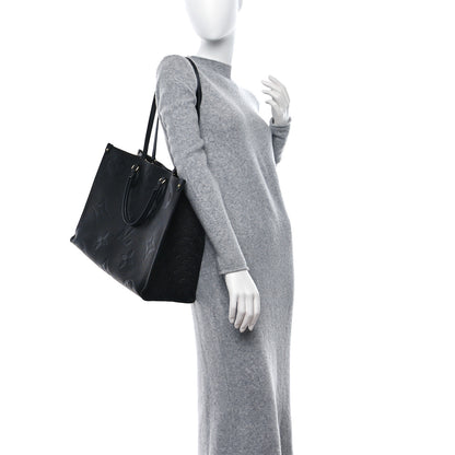 Louis Vuitton Empreinte Monogram Giant Onthego GM Black 2 of 10