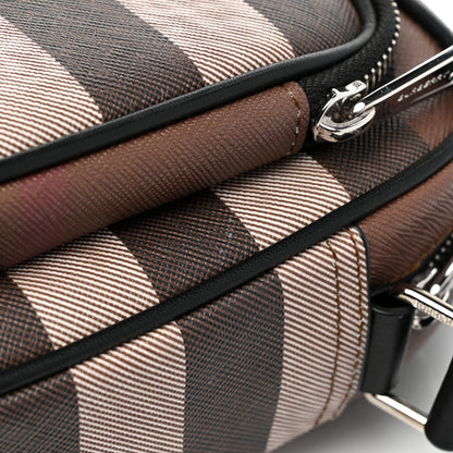 Burberry Canvas Check Paddy Messenger Birch Brown 9 of 9