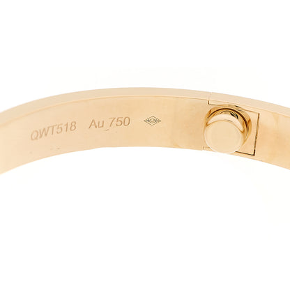 Cartier 18K Yellow Gold LOVE Bracelet 17 8 of 9