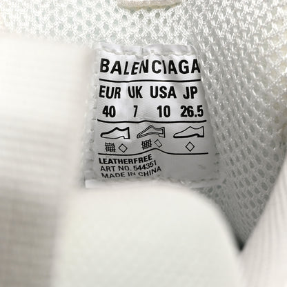 Balenciaga Fabric Mesh Clear Sole Womens Triple S Sneakers 40 Light Blue Grey Lilac White 7 of 8