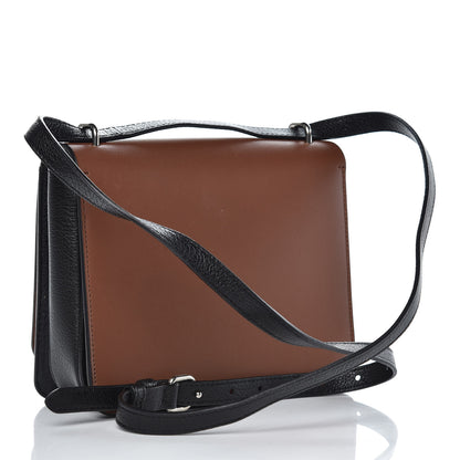 Burberry Calfskin Small D-Ring Bag Tan Black 3 of 10