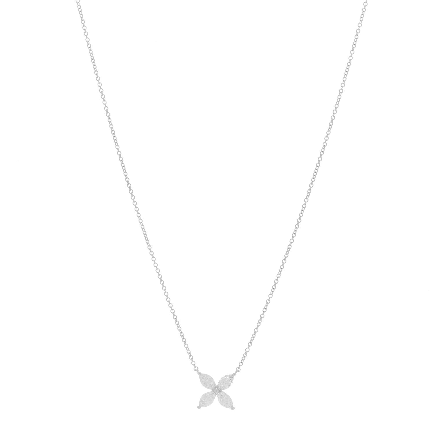 Tiffany Platinum Diamond Large Victoria Necklace 1 of 6