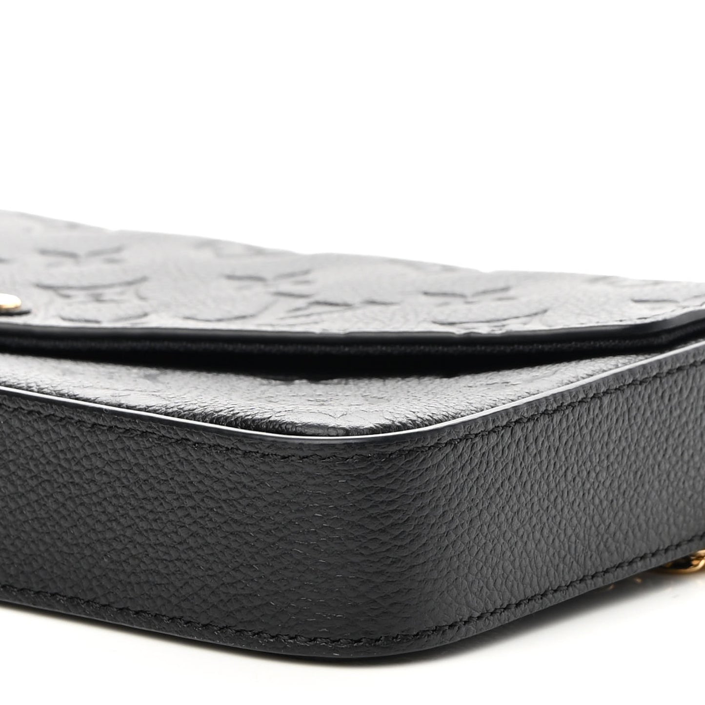 Empreinte Pochette Felicie Chain Wallet Black