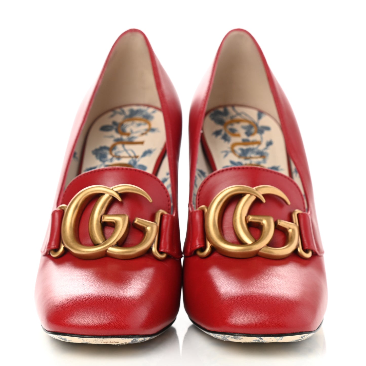 Malaga Kid GG Victoire 95mm Loafer Pumps 36 Hibiscus Red