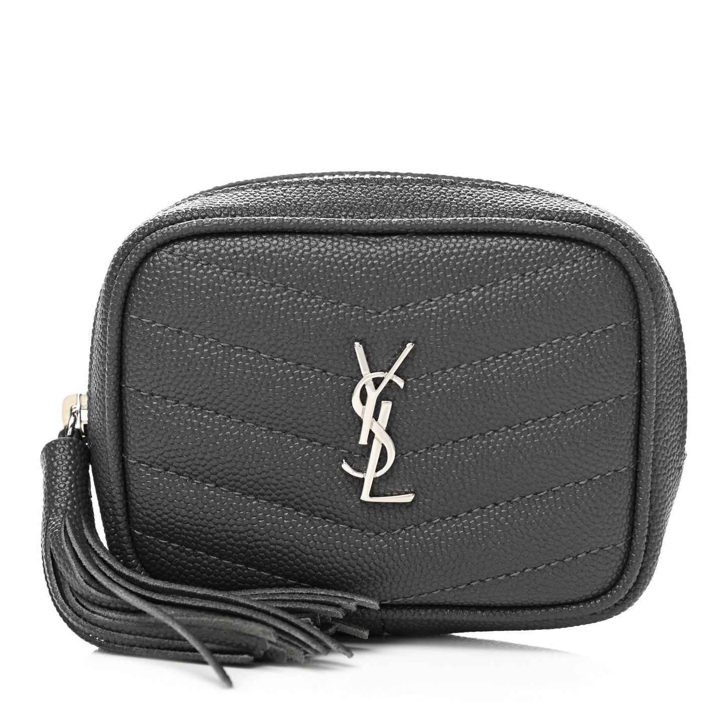 Grain De Poudre Matelasse Monogram Baby Lou Camera Bag Dark Smog