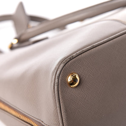 Prada Saffiano Lux Bi-Color Promenade Tote Argilla Pomice 13 of 15
