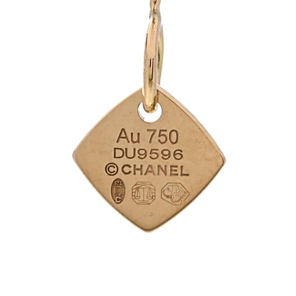 Chanel 18K Yellow Gold Coco Crush Round Pendant Necklace 5 of 5