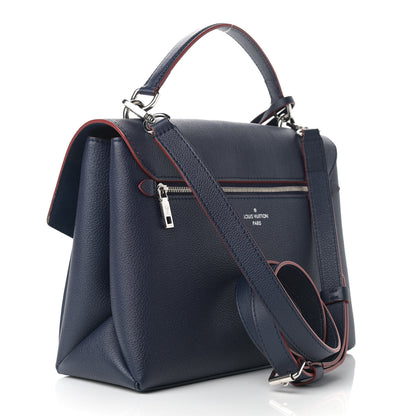 Louis Vuitton Soft Calfskin My Lockme Top Handle Marine Rouge 3 of 11