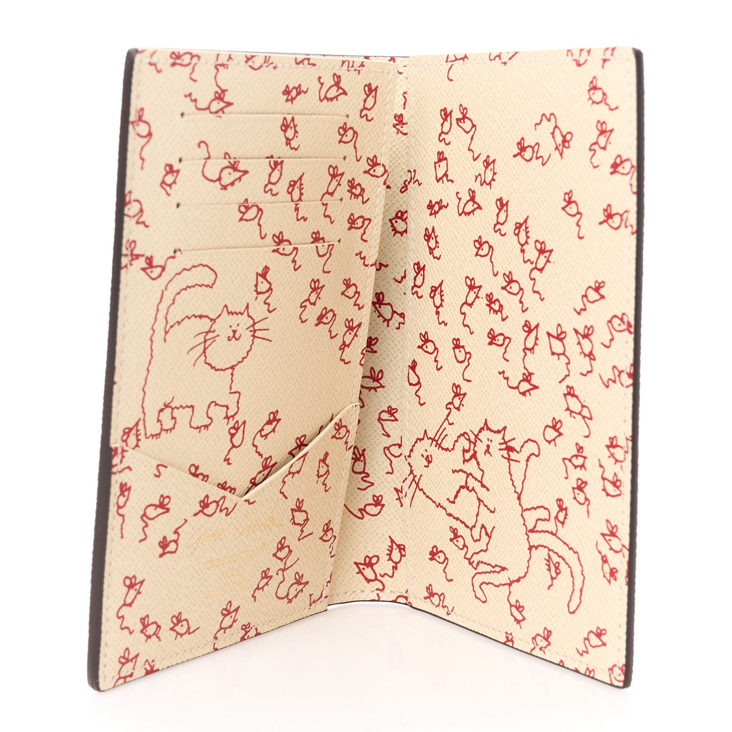Louis Vuitton Monogram Travels With Grace Coddington Passport Cover 5 of 8
