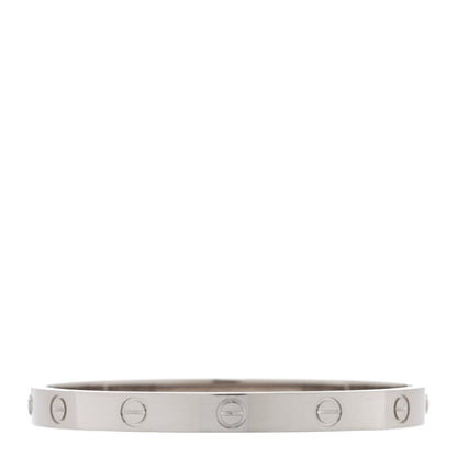 Cartier 18K White Gold LOVE Bracelet 17 1 of 7
