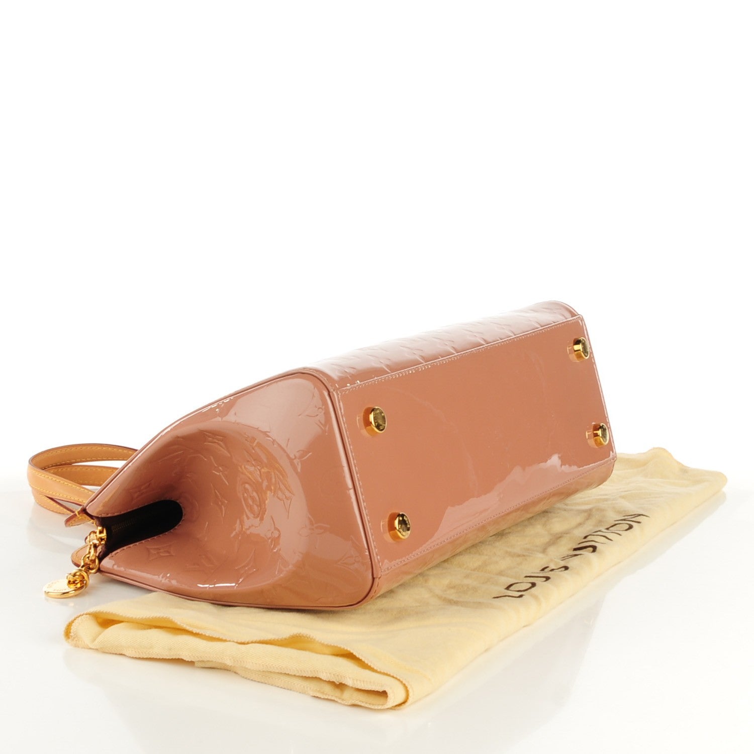 Louis Vuitton Vernis Brea MM Rose Velours 4 of 7