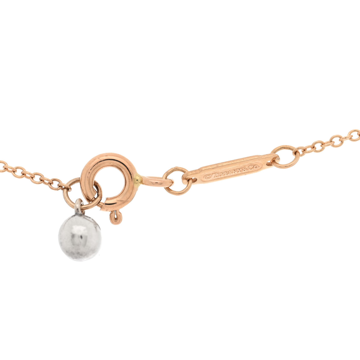 Tiffany 18K Rose Gold Sterling Silver Return to Tiffany Love Bugs Ladybug Pendant Necklace 4 of 6