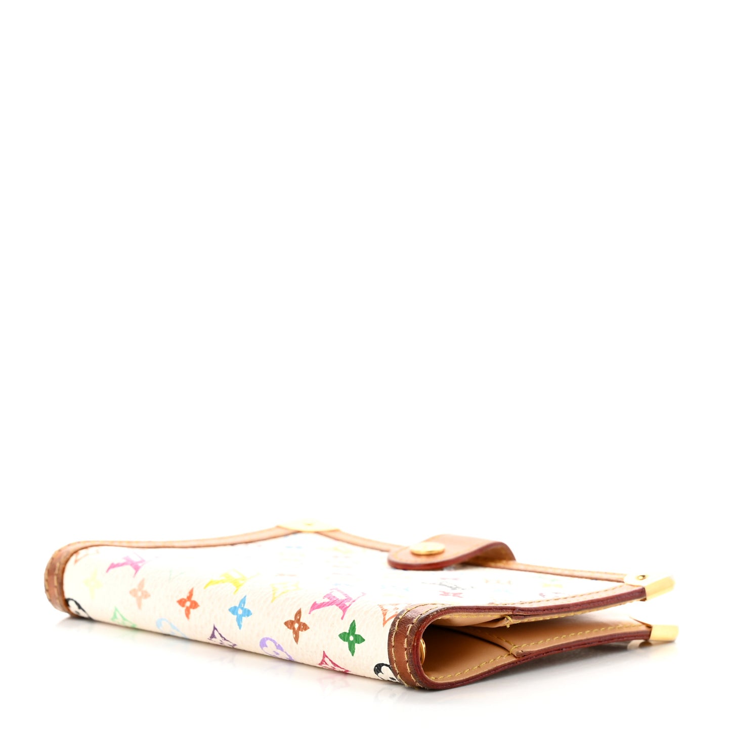 Monogram Multicolor Small Ring Agenda Cover White