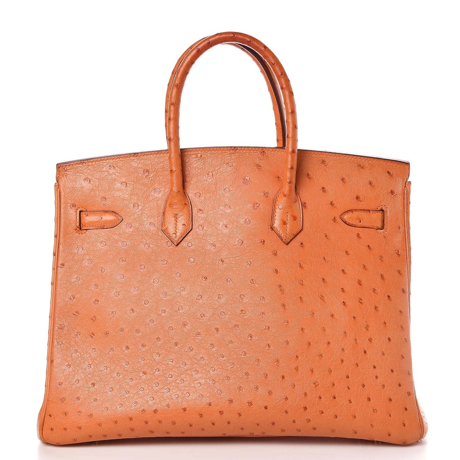 Hermes Ostrich Birkin 35 Orange 25 of 34