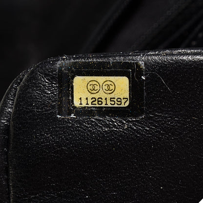 Chanel Lambskin Quilted Jumbo Flap with Bijoux Chain Black 8 of 8