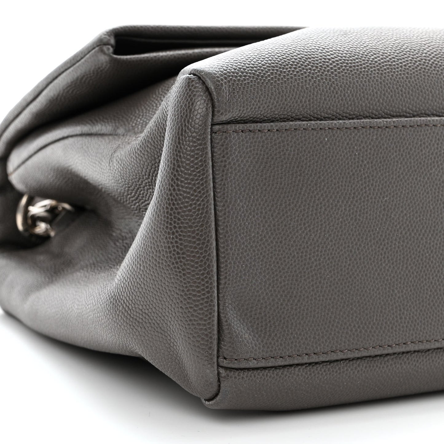Grain De Poudre Medium West Hollywood Monogram Fold-Over Earth