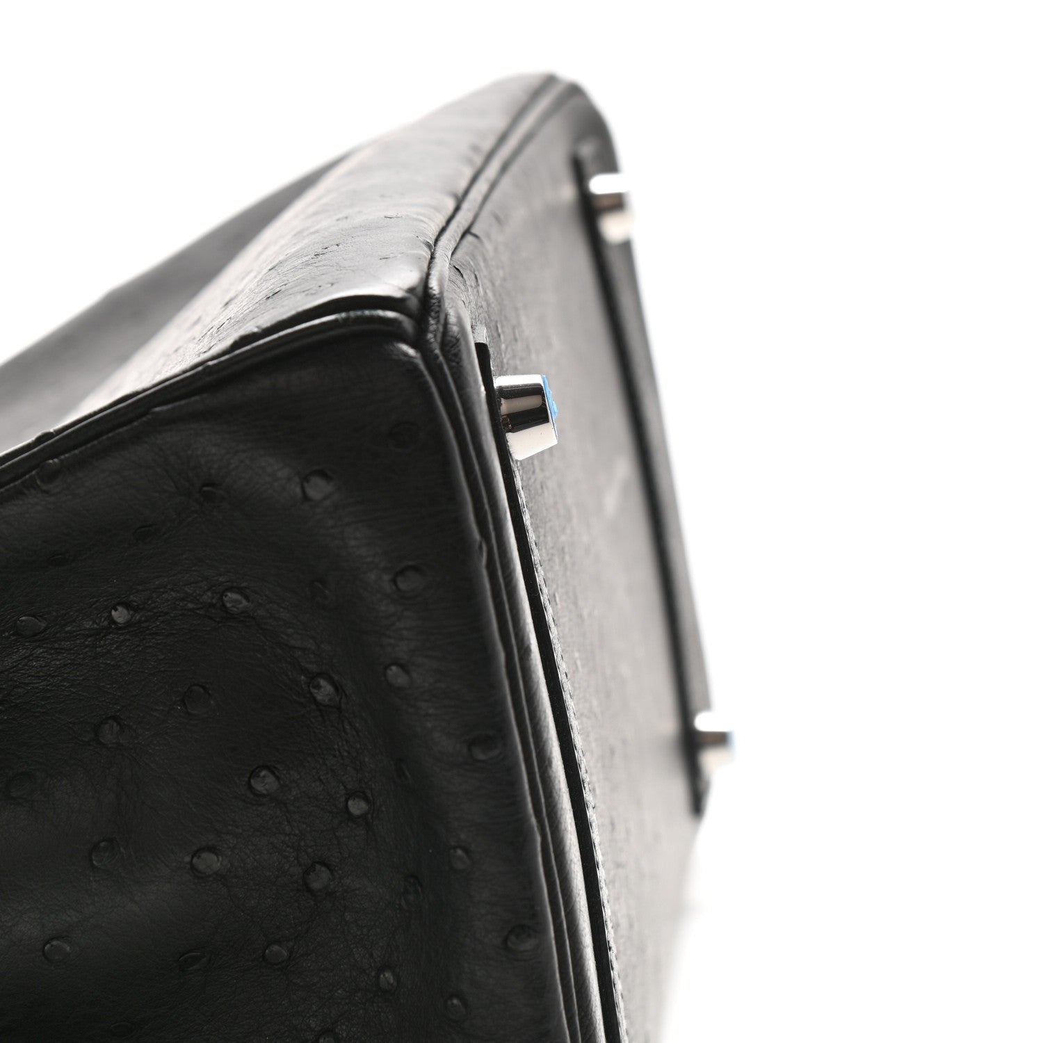 Hermes Ostrich Birkin 30 Black 8 of 41