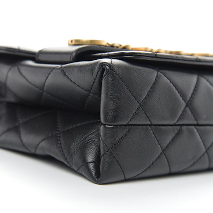 Chanel Calfskin Quilted Enchained Flap Black 7 of 9