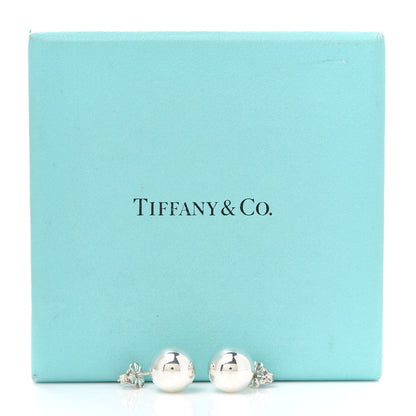 Tiffany Sterling Silver 10mm HardWear Ball Earrings 5 of 5