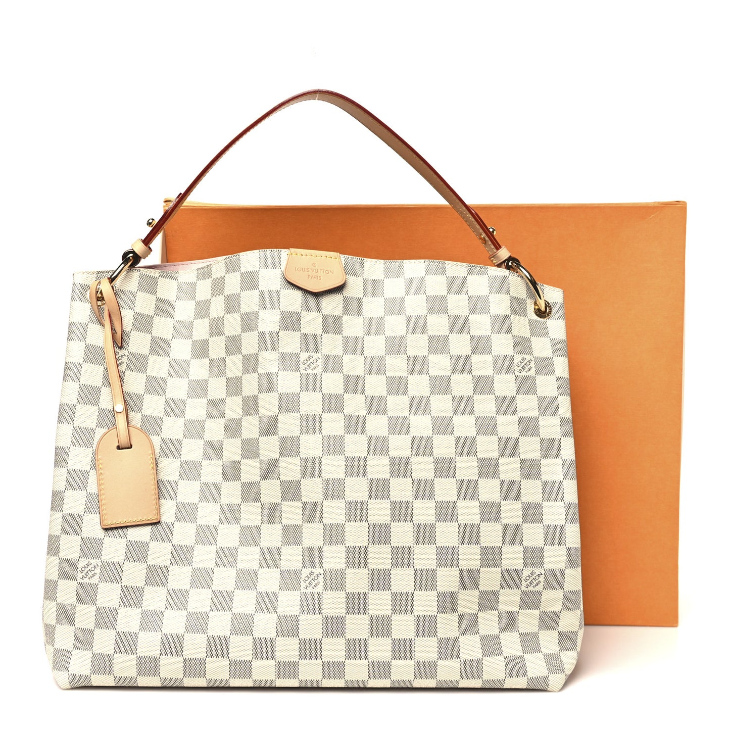 Damier Azur Graceful MM Rose Ballerine