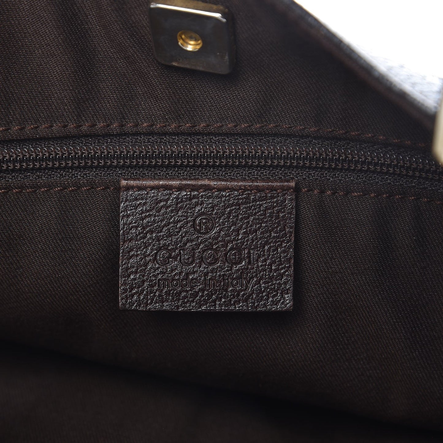 Monogram Abbey D Ring Tote Dark Brown