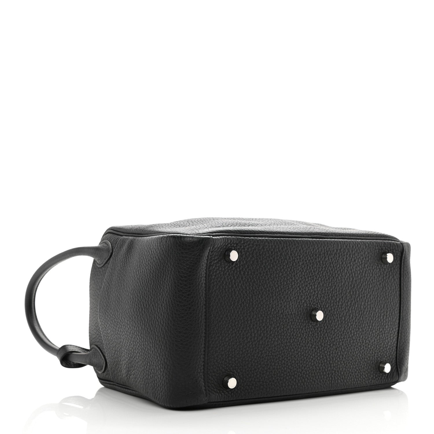 Hermes Taurillon Clemence Lindy 30 Black 4 of 10