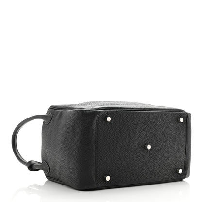 Hermes Taurillon Clemence Lindy 30 Black 4 of 10