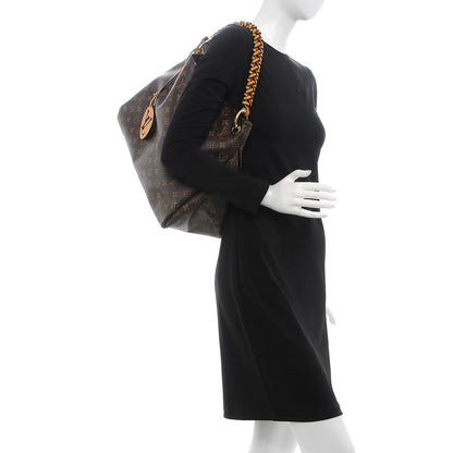 Louis Vuitton Monogram Braided Artsy MM Safran Imperial 2 of 8