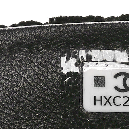 Chanel Velvet Diamanté Quilted Flap Clutch Black 8 of 12