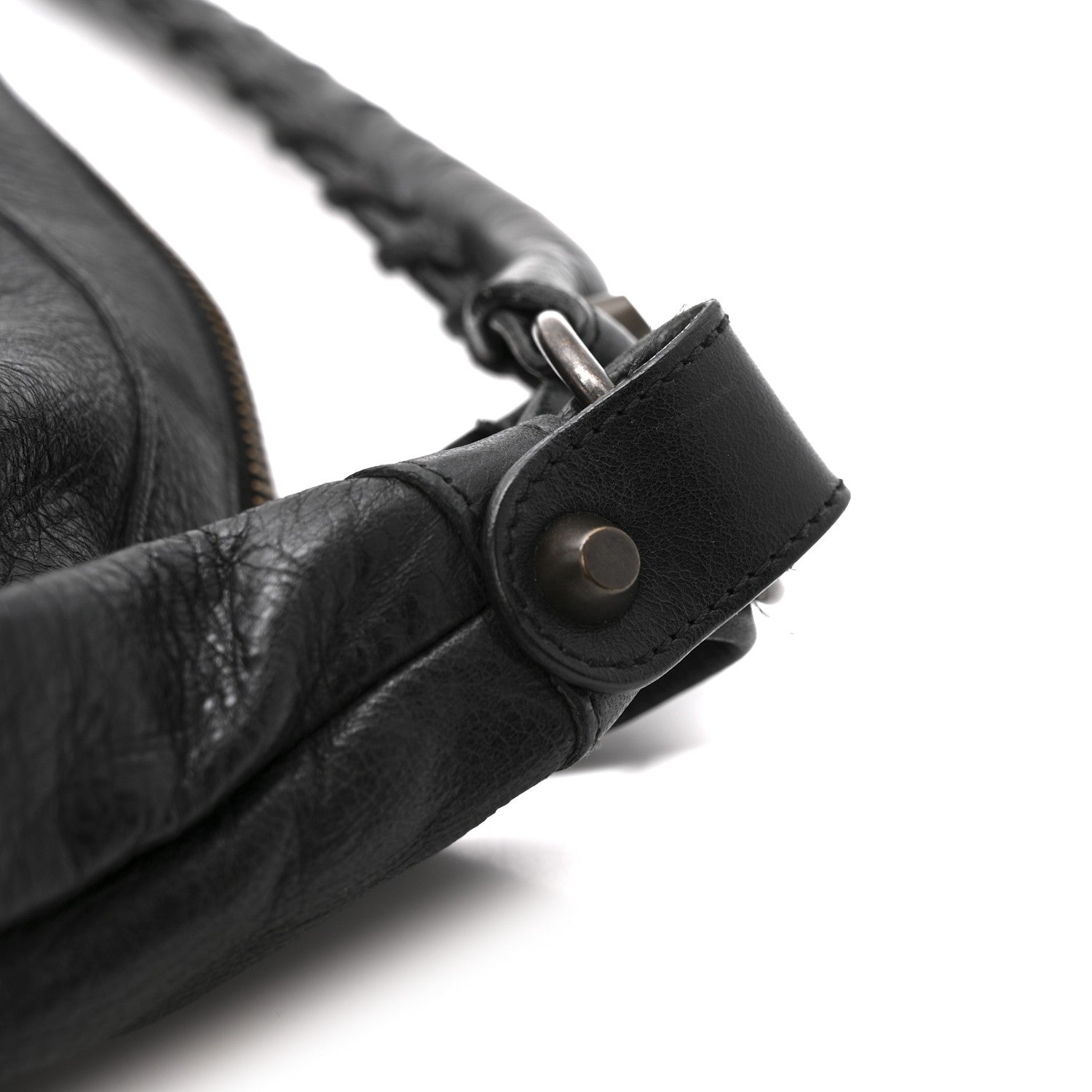 Balenciaga Agneau Classic Hardware Day Hobo Black 11 of 12