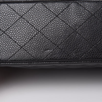 Chanel Caviar Quilted Medium Double Flap Black 8 of 14