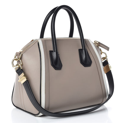 Givenchy Calfskin Small Tri-Color Antigona Beige Black White 3 of 11