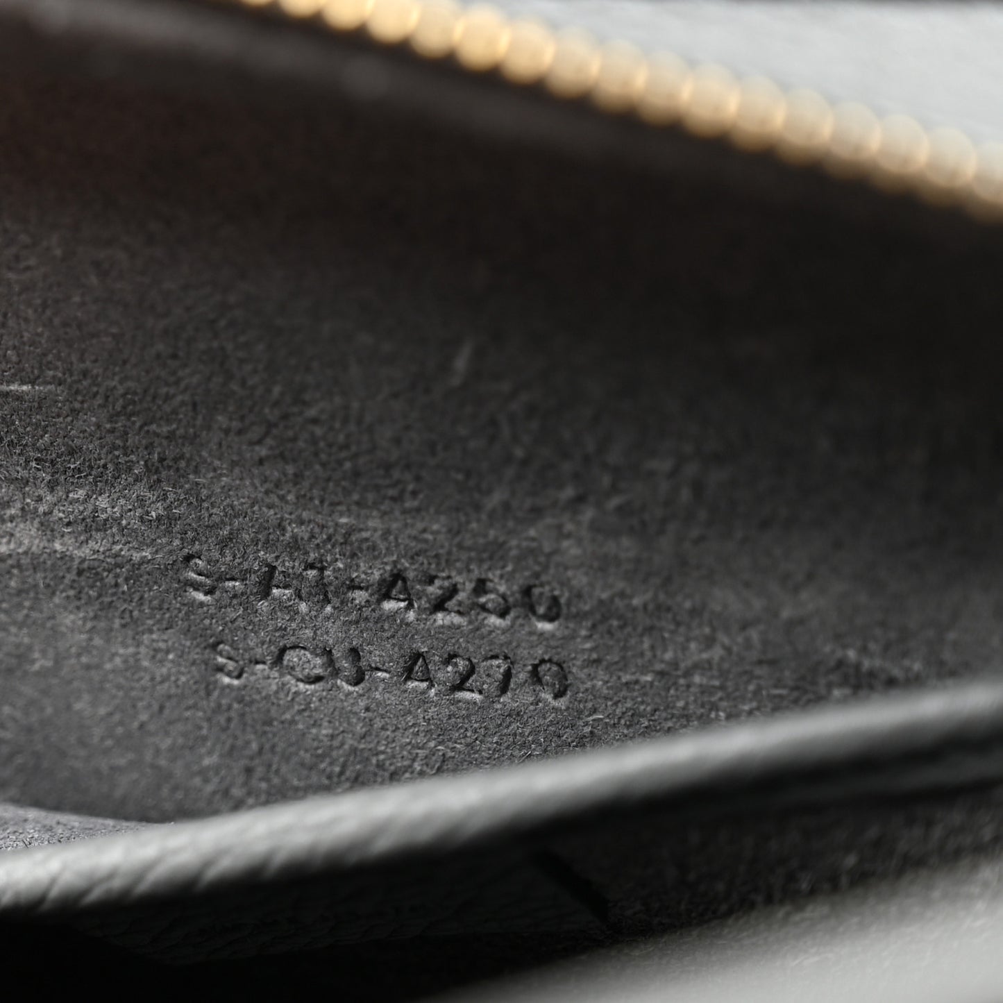 Baby Drummed Calfskin Nano Luggage Kohl