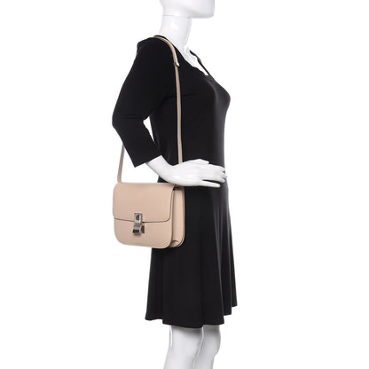 Celine Box Calfskin Medium Classic Box Flap Chalk 2 of 13