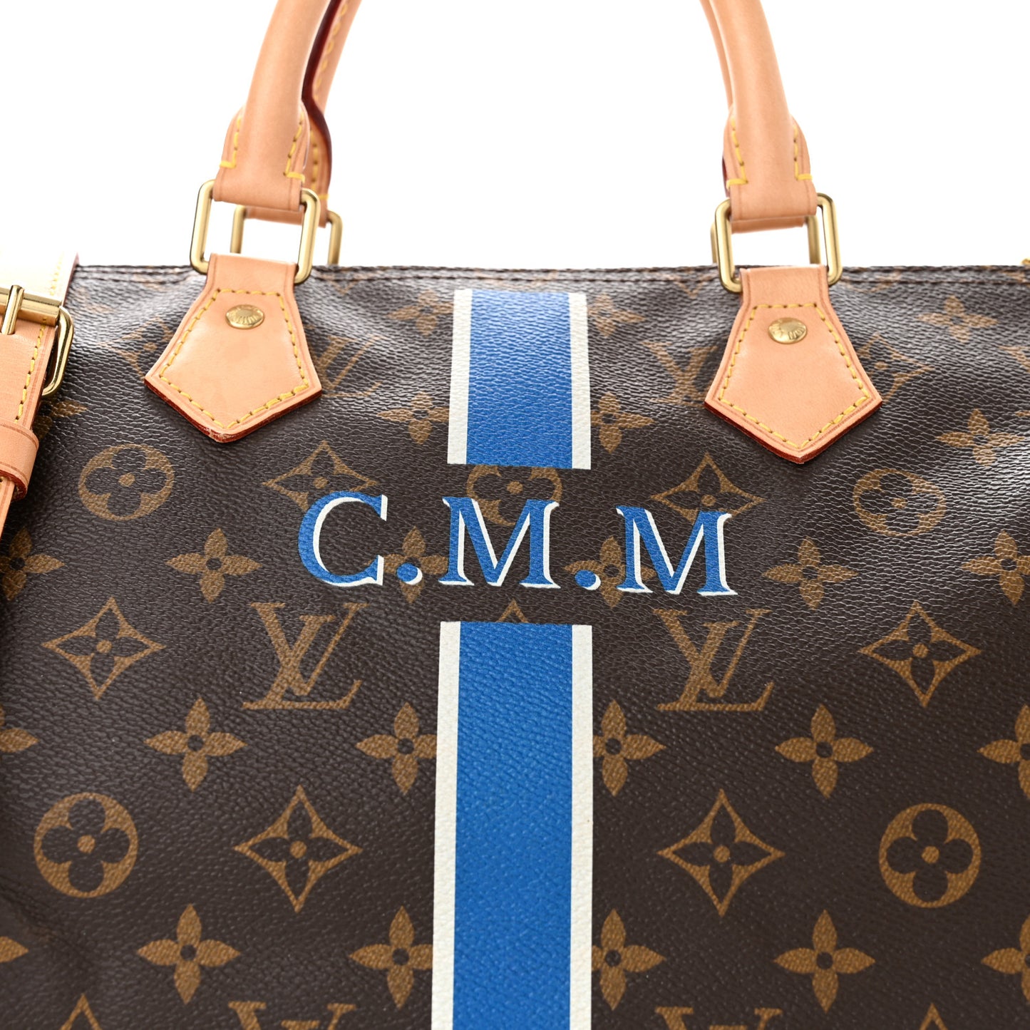 Monogram My LV Heritage Speedy Bandouliere 35 Violet Gris
