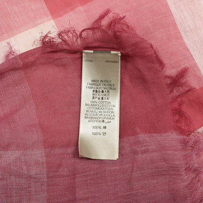 Burberry Cotton Bold Color Mega Check Scarf Pink Azalea 3 of 3