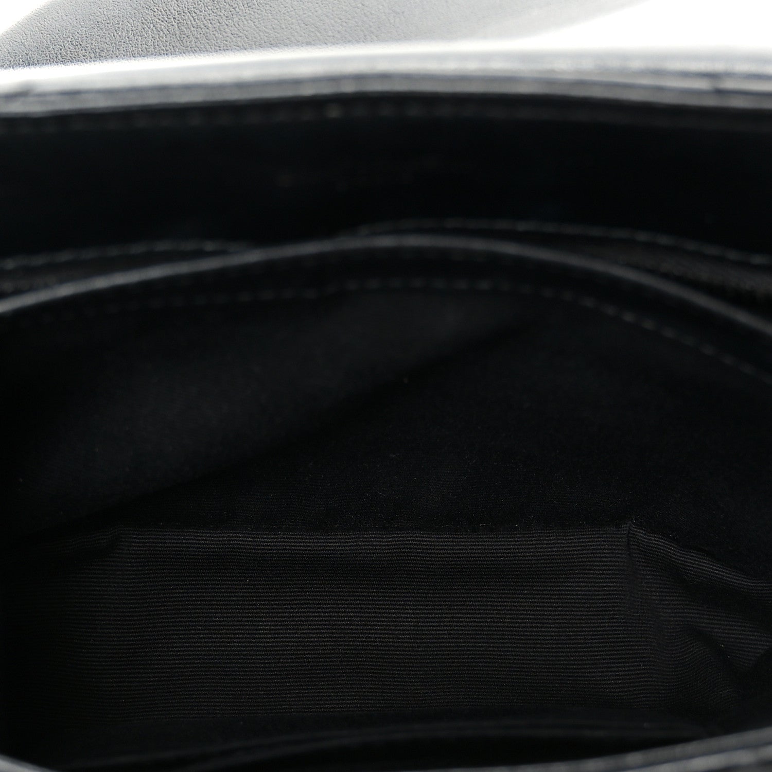 Saint Laurent Calfskin Y Quilted Monogram Monochrome Toy Loulou Crossbody Bag Black 5 of 12