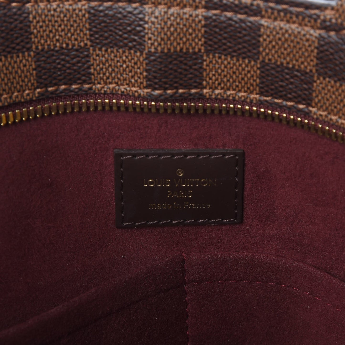 Damier Ebene Taurillon Jersey Bordeaux