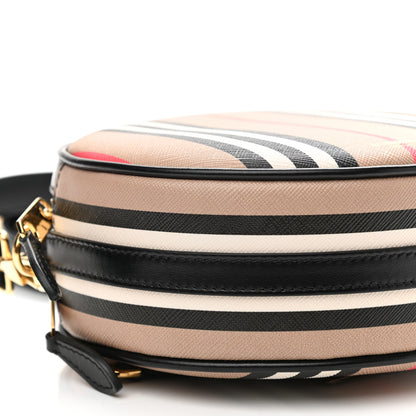 Burberry E-Canvas Calfskin Icon Stripe Louise Bag Archive Beige 10 of 12