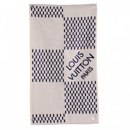 Louis Vuitton Cotton Damier Azur Towel 2 of 6