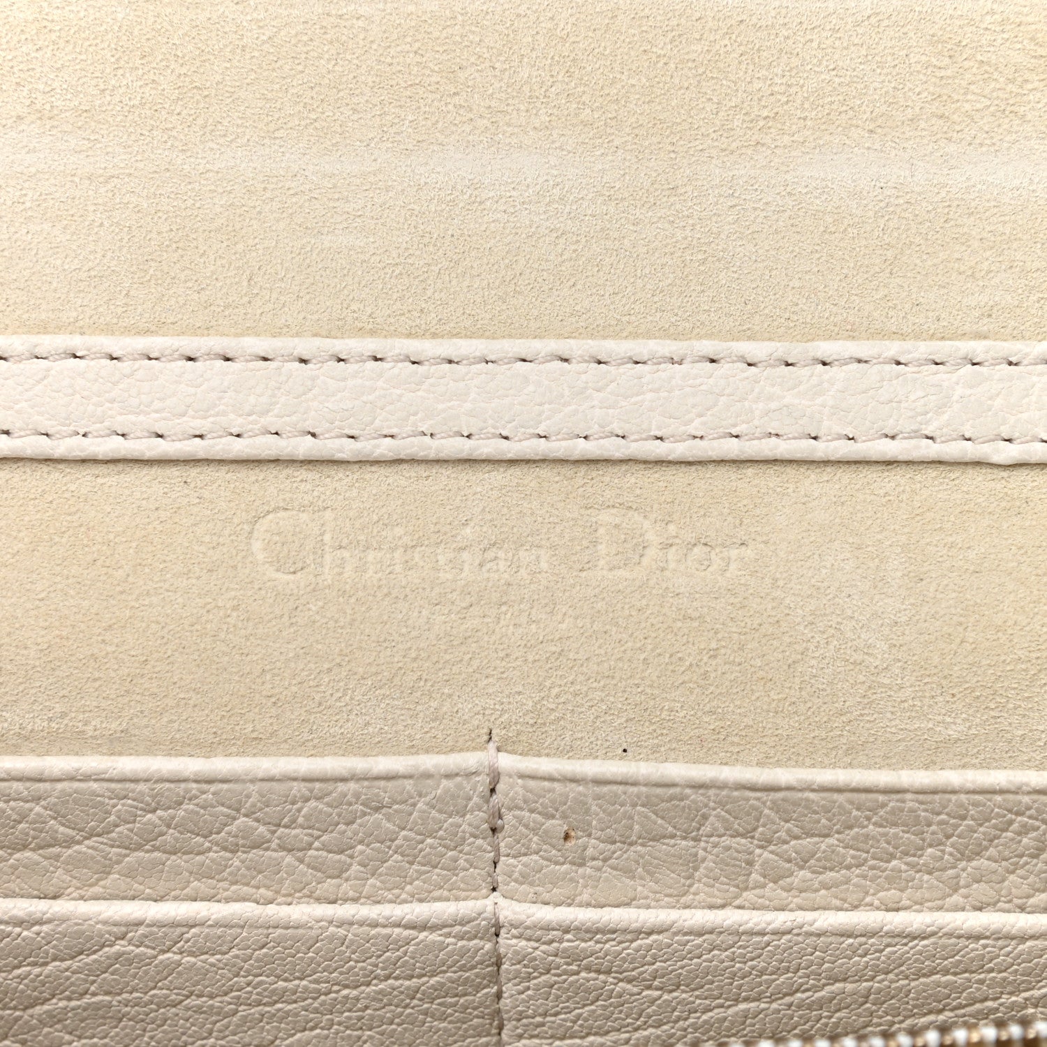 Christian Dior Canyon Grained Lambskin Mini J'Adior Chain Flap Bag White 6 of 9
