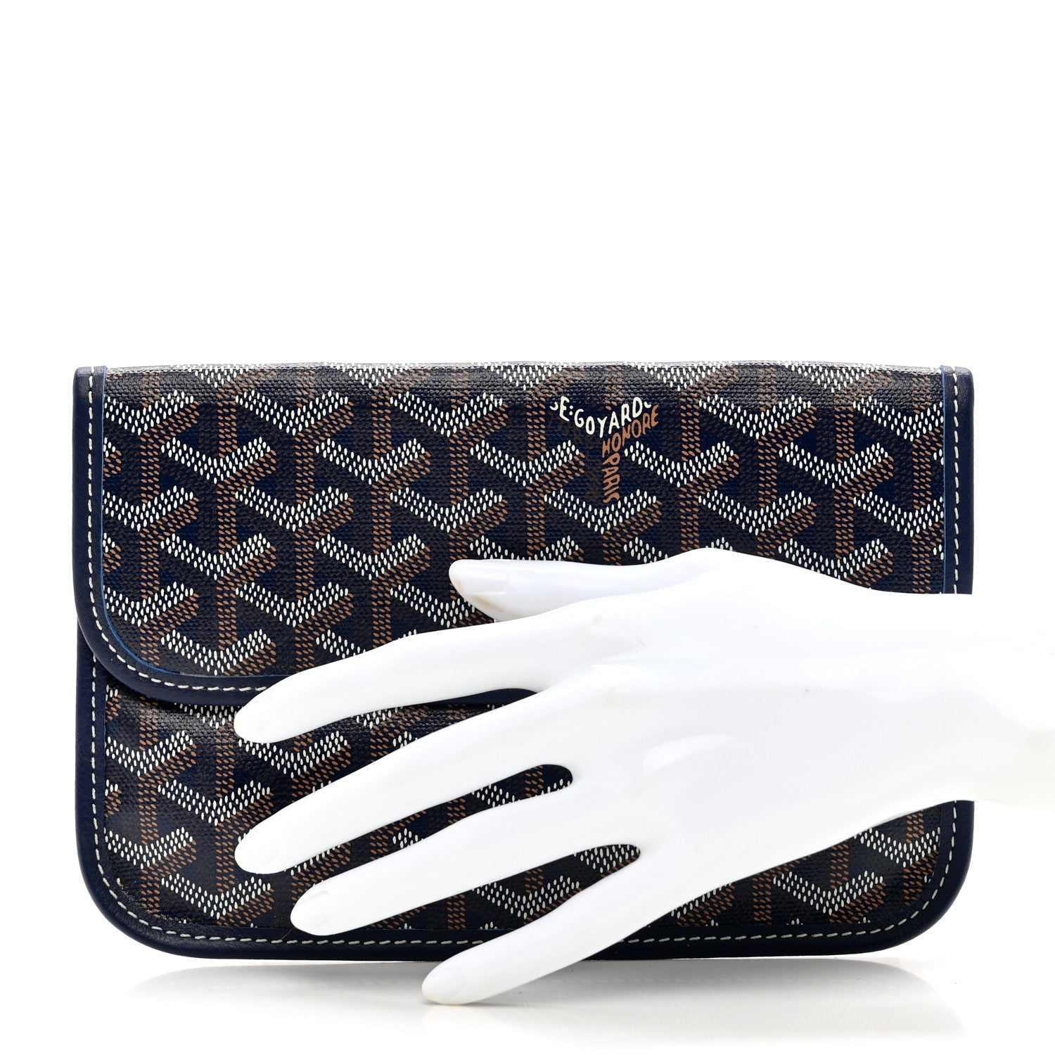 Goyard Goyardine Saint Louis XXL Pouch Navy 2 of 6