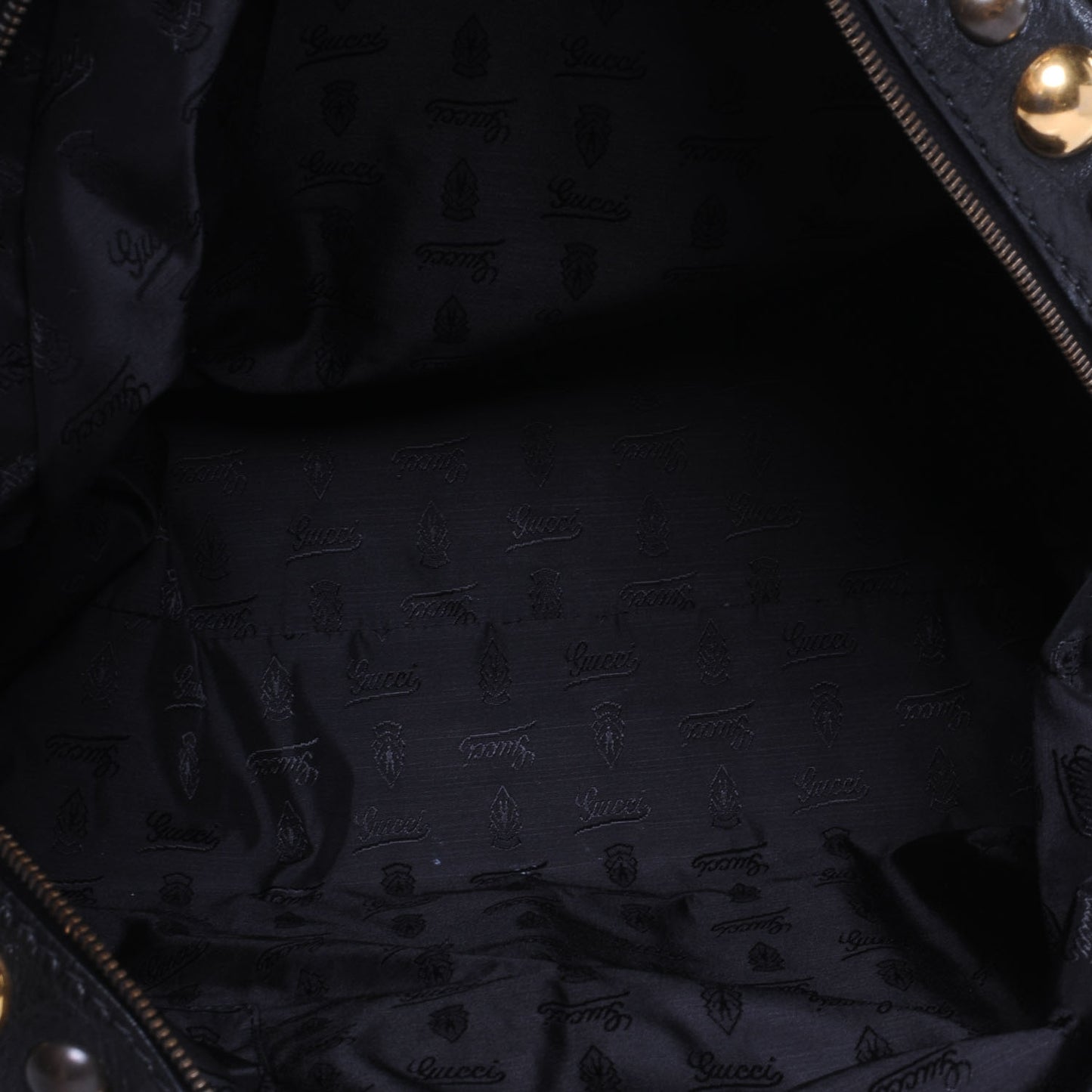 Leather Large Babouska Dome Bag Black