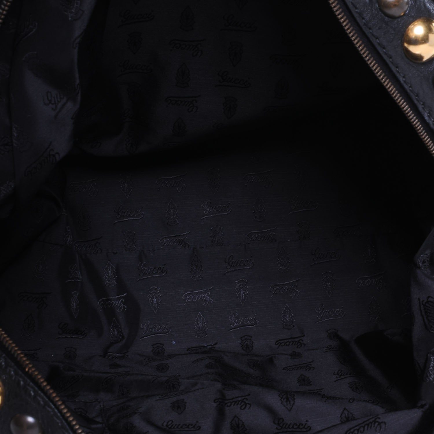 Gucci Leather Large Babouska Dome Bag Black 6 of 8
