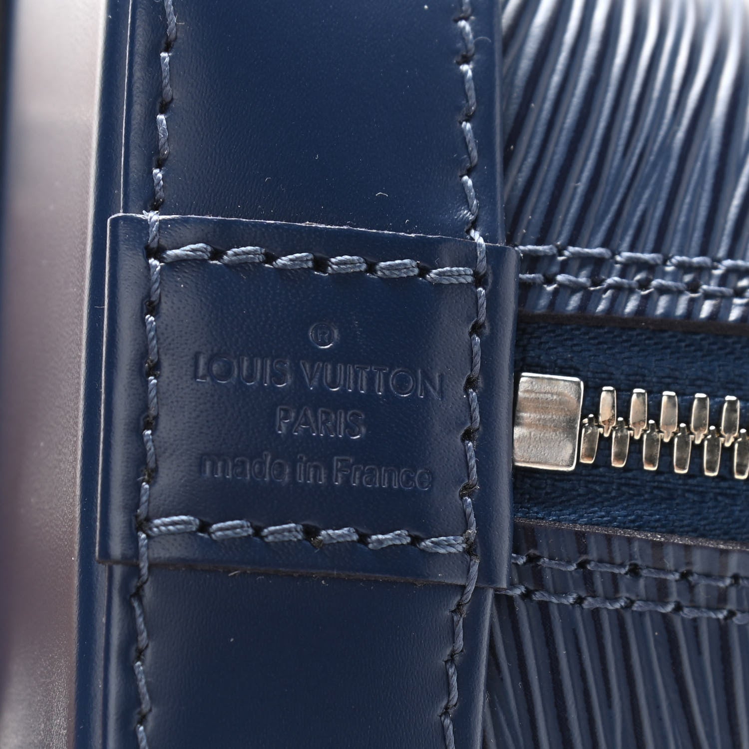 Louis Vuitton Epi Alma BB Indigo 6 of 10