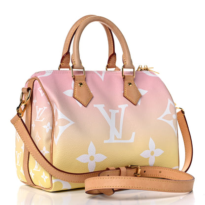 Louis Vuitton Monogram Giant By The Pool Speedy Bandouliere 25 Light Pink 3 of 22