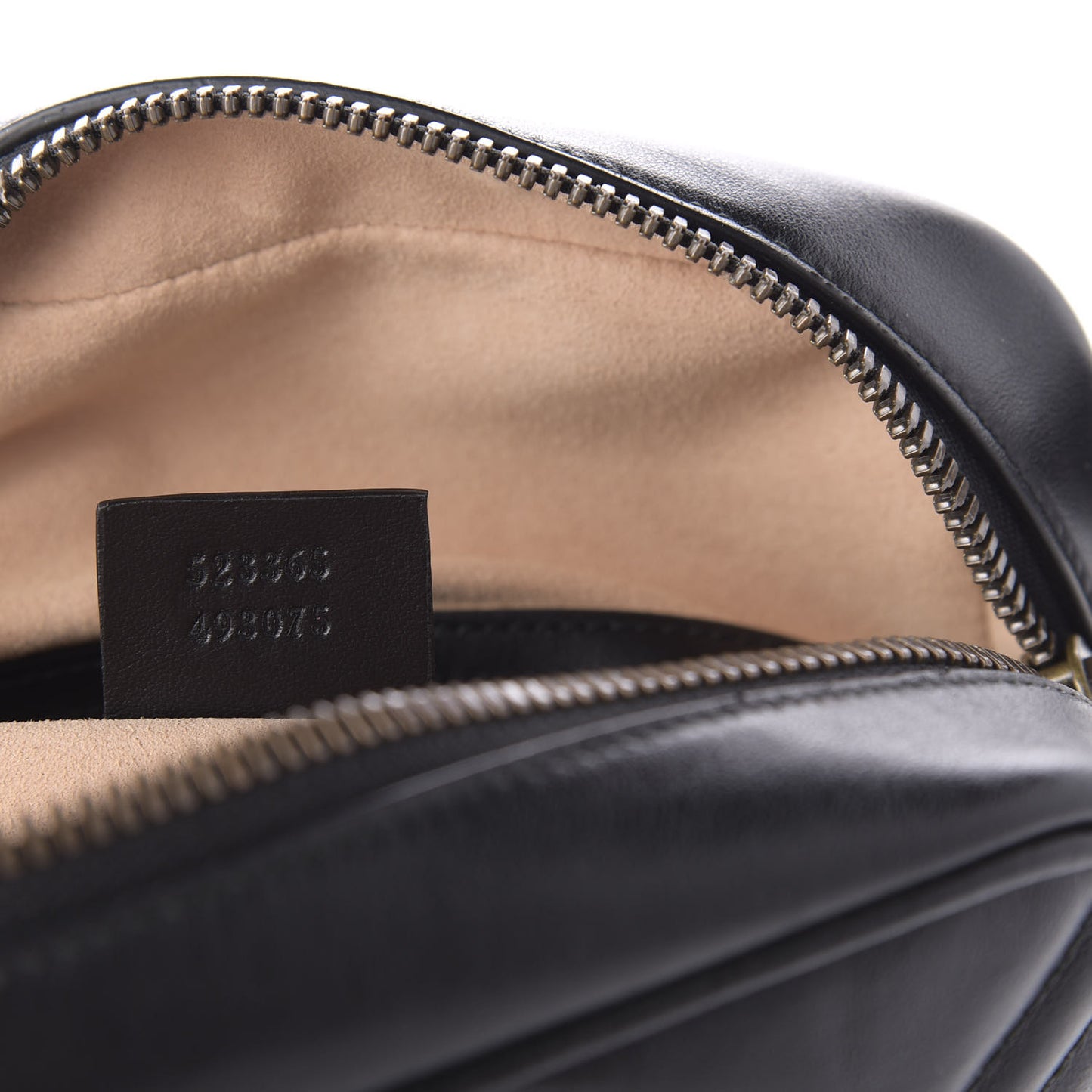 Calfskin Matelasse GG Marmont Travel Bag Black
